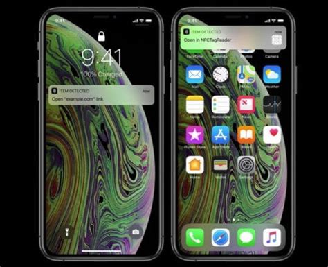 iphone xs background tag reading